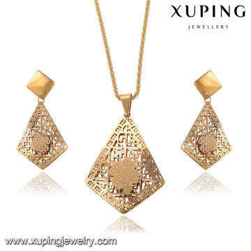 S-28 Xuping Großhandel 18 Karat Vergoldete Modeschmuck Set für Frauen